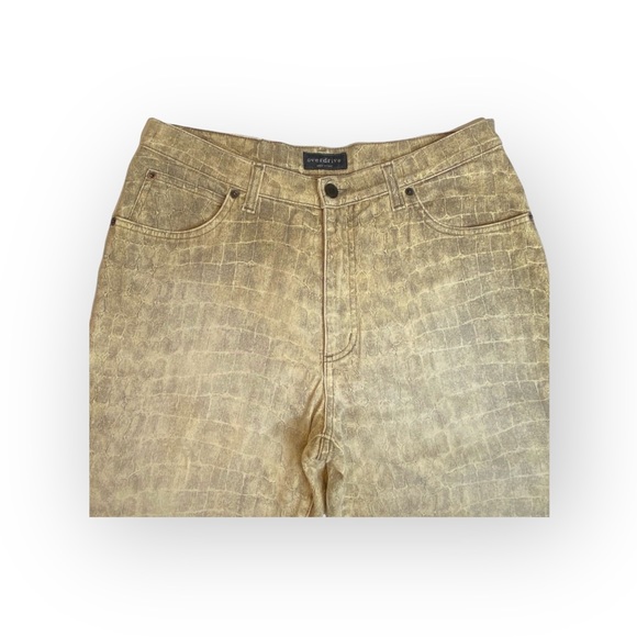 Vintage 90’s: Overdrive by Equinox Jeans ❤︎ Snakeskin Print ❤︎ Made in Italy ❤︎ - Picture 7 of 16